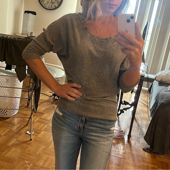 Heather Gray Sweater - Picture 2 of 4